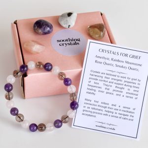 GRIEF Support Relief Crystal Set, Crystal Healing Grief Kit